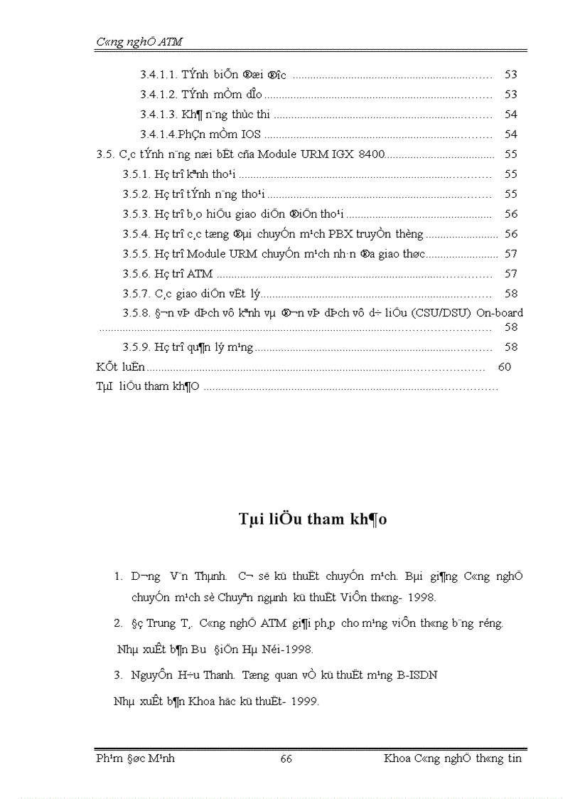image for page Xây dựng mô hình mạng đường trục ATM WAN phục vụ cho công nghệ đào tạo viễn thông