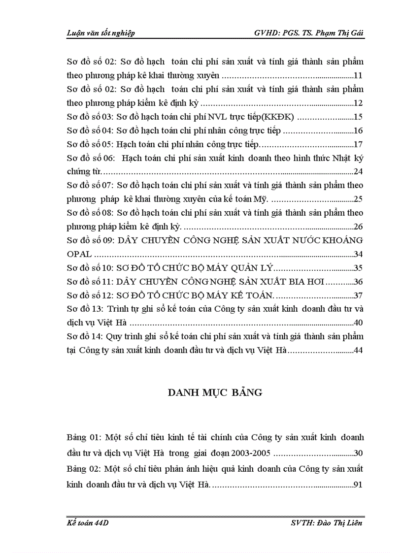 image for page Hạch toán chi phí sản xuất và tính giá thành sản phẩm tại Công ty Sản xuất Kinh doanh đầu tư và dịch vụ Việt Hà 1