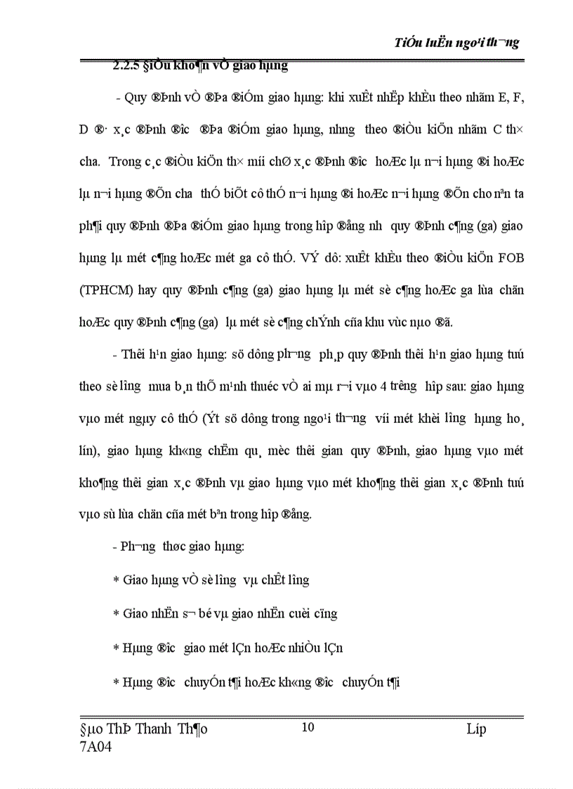 image for page Hợp đồng ngoại thương nội dung và cách thức soạn thảo