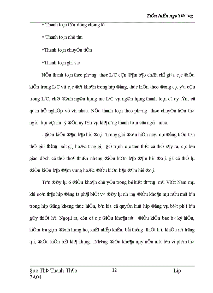 image for page Hợp đồng ngoại thương nội dung và cách thức soạn thảo