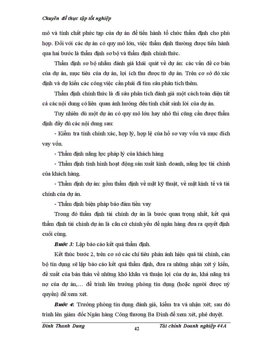 image for page Nâng cao chất lượng thẩm định tài chính dự án trong cho vay tại chi nhánh ngân hàng Công thương Ba Đình đối với các doanh nghiệp ngành xây dựng