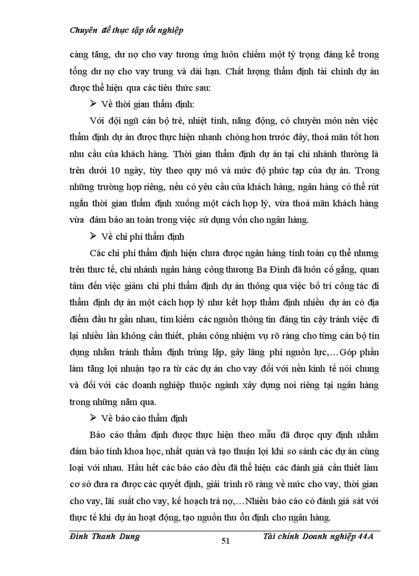 image for page Nâng cao chất lượng thẩm định tài chính dự án trong cho vay tại chi nhánh ngân hàng Công thương Ba Đình đối với các doanh nghiệp ngành xây dựng