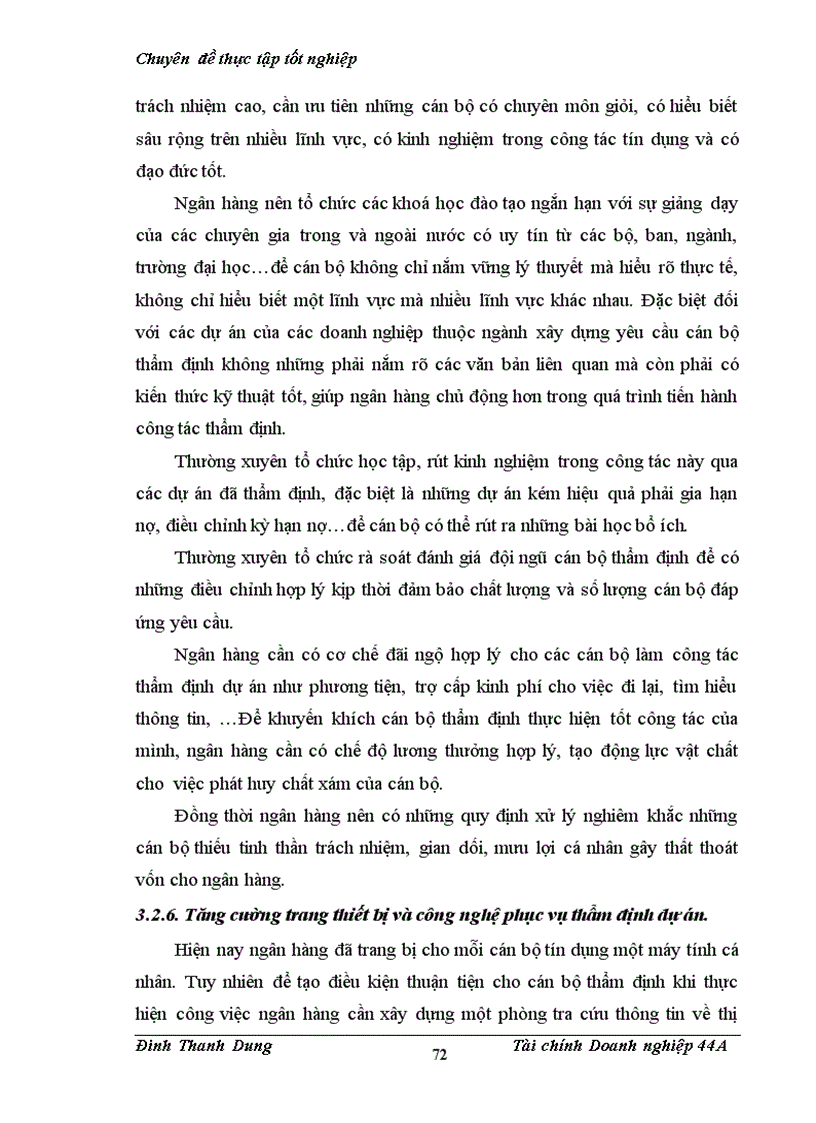 image for page Nâng cao chất lượng thẩm định tài chính dự án trong cho vay tại chi nhánh ngân hàng Công thương Ba Đình đối với các doanh nghiệp ngành xây dựng