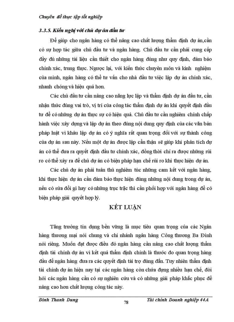 image for page Nâng cao chất lượng thẩm định tài chính dự án trong cho vay tại chi nhánh ngân hàng Công thương Ba Đình đối với các doanh nghiệp ngành xây dựng