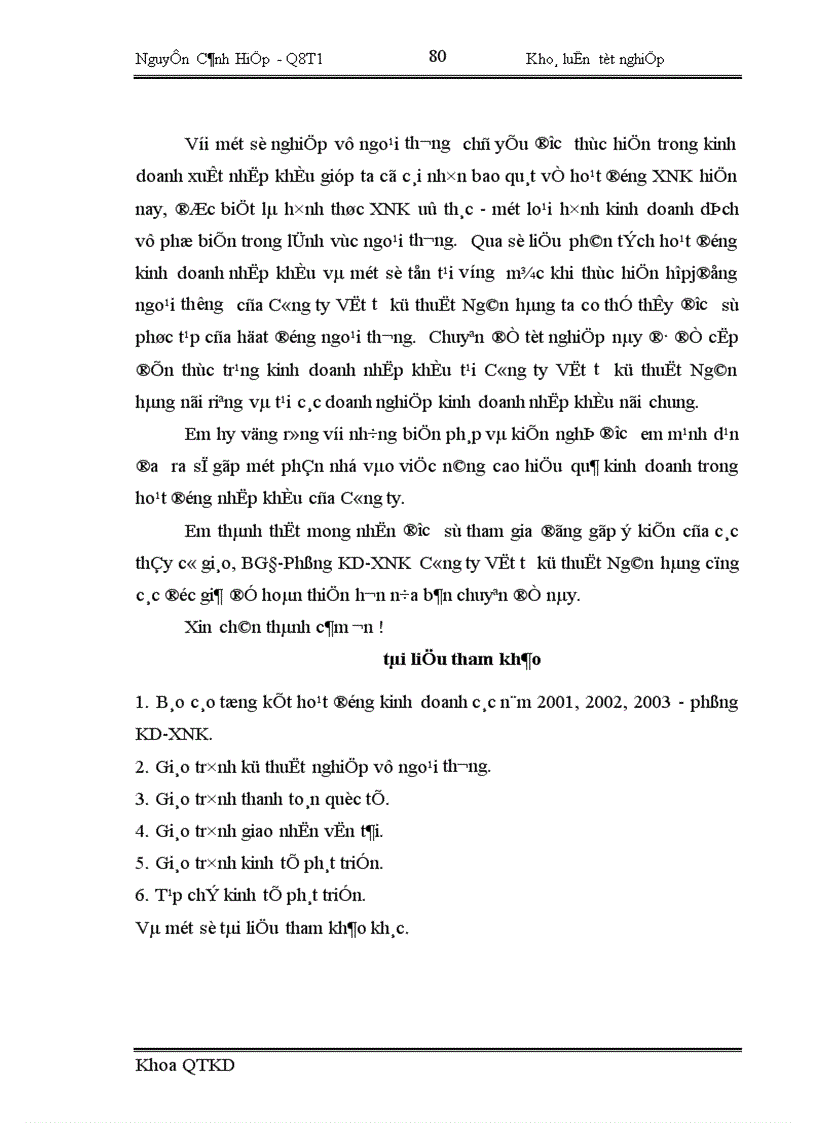 image for page Một số giải pháp nhằm nâng cao hiệu quả kinh doanh trong hoạt động nhập khẩu tại Công ty Vật tư kỹ thuật Ngân hàng