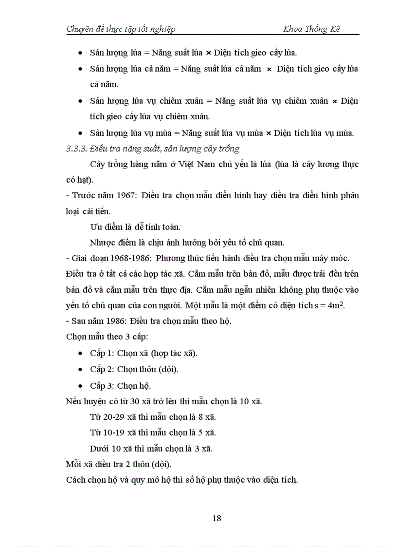 image for page Vận dụng một số phương pháp thống kê phân tích tình sản xuất lúa của tỉnh Thanh Hoá giai đoạn 1995 2005 1