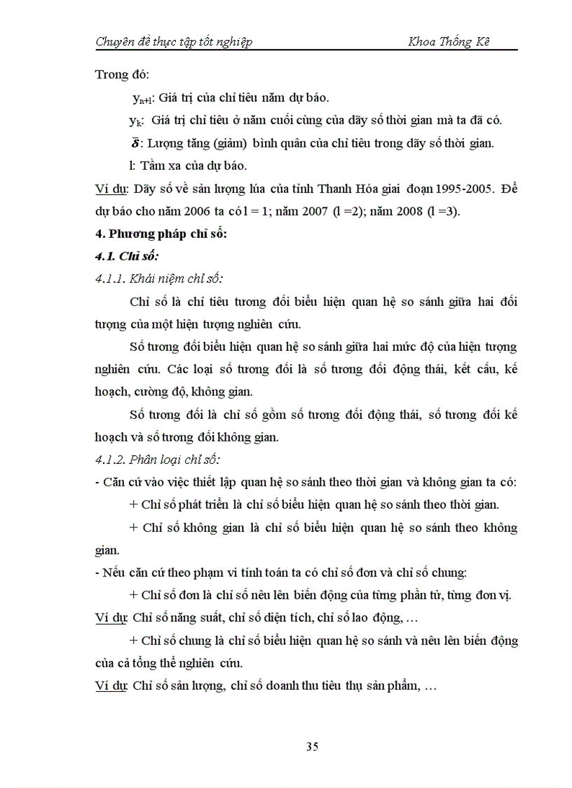image for page Vận dụng một số phương pháp thống kê phân tích tình sản xuất lúa của tỉnh Thanh Hoá giai đoạn 1995 2005 1