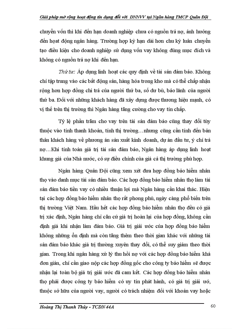image for page Giải pháp mở rộng hoạt động tín dụng đối với doanh nghiệp nhỏ và vừa tại Ngân hàng Thương mại Cổ phần Quân Đội 1