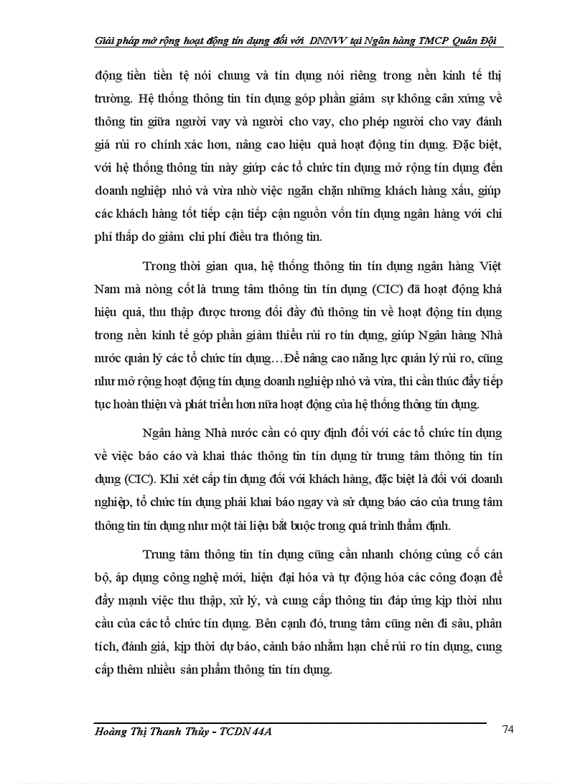 image for page Giải pháp mở rộng hoạt động tín dụng đối với doanh nghiệp nhỏ và vừa tại Ngân hàng Thương mại Cổ phần Quân Đội 1