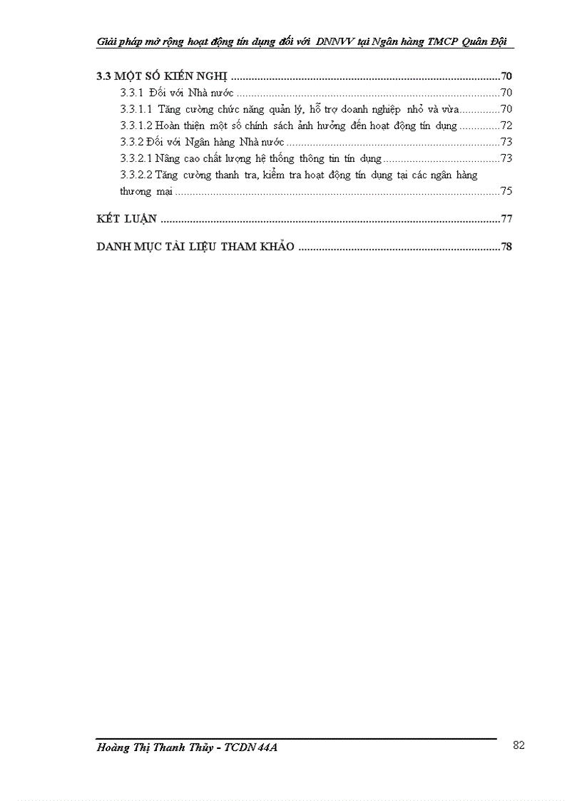 image for page Giải pháp mở rộng hoạt động tín dụng đối với doanh nghiệp nhỏ và vừa tại Ngân hàng Thương mại Cổ phần Quân Đội 1