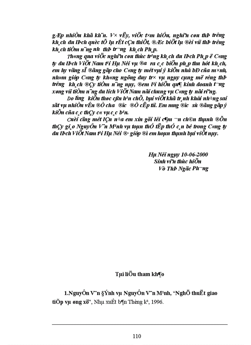 image for page Các giải pháp nhằm duy trì và mở rộng thị trường khách du lịch là người Pháp của Công ty du lịch Việt Nam tại Hà Nội