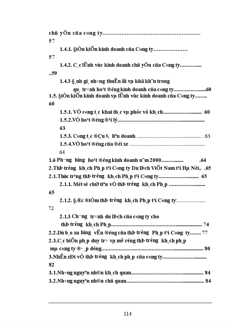 image for page Các giải pháp nhằm duy trì và mở rộng thị trường khách du lịch là người Pháp của Công ty du lịch Việt Nam tại Hà Nội