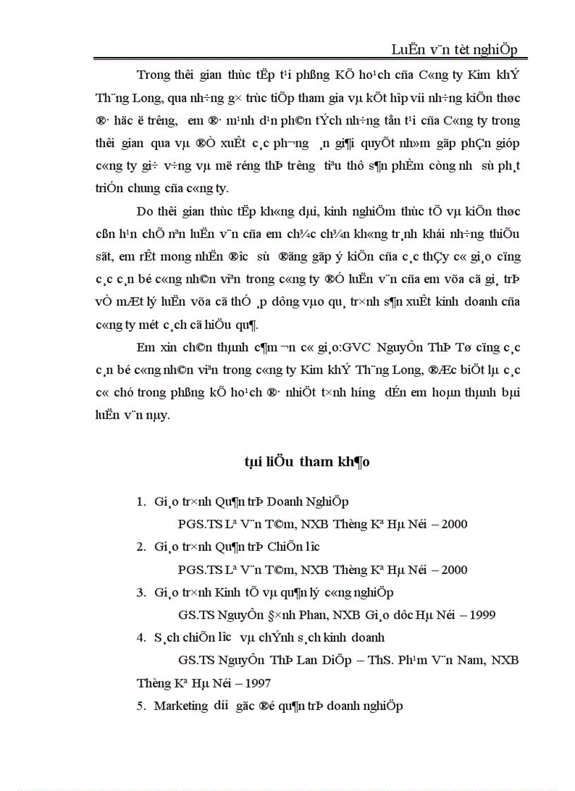 image for page Một số giải pháp nhằm duy trì và mở rộng thị trường tiêu thụ sản phẩm tại Công ty Kim khí Thăng Long 1