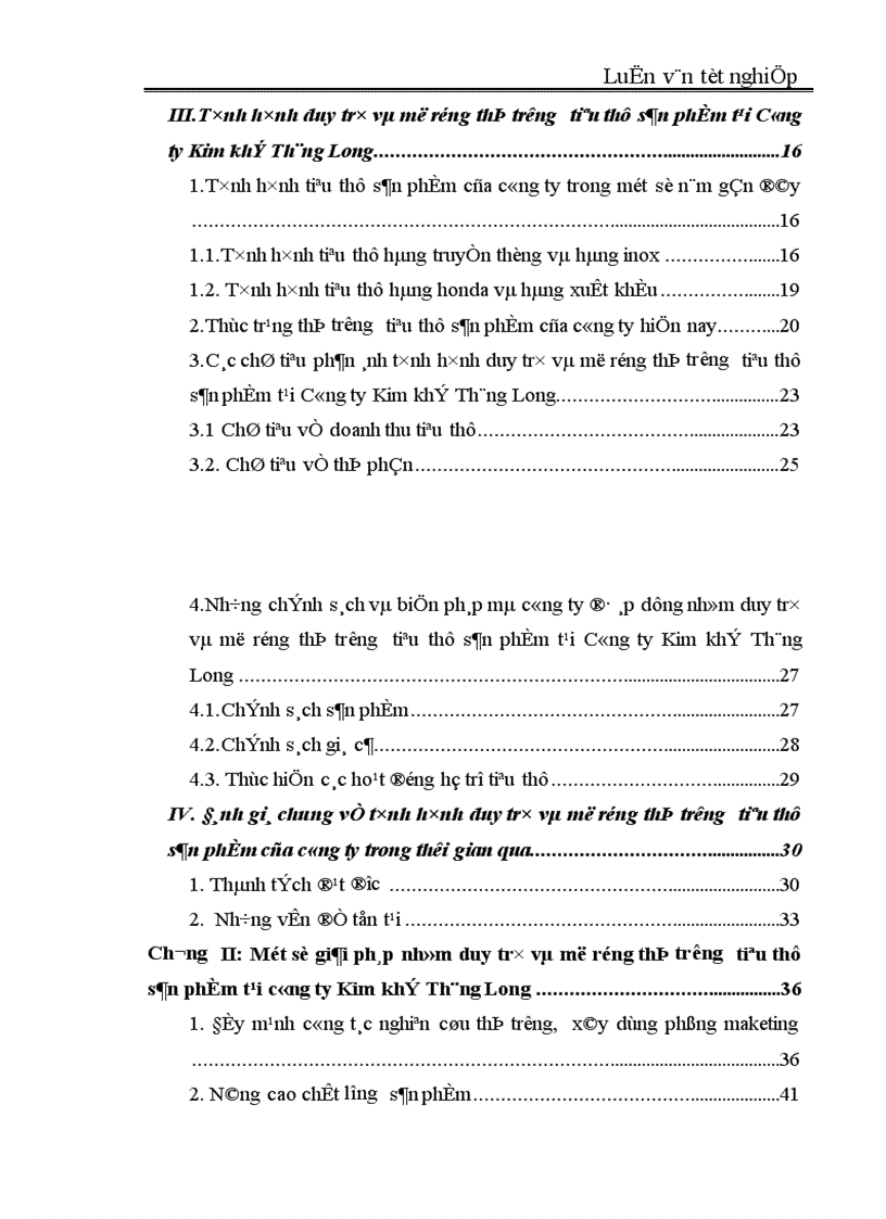 image for page Một số giải pháp nhằm duy trì và mở rộng thị trường tiêu thụ sản phẩm tại Công ty Kim khí Thăng Long 1