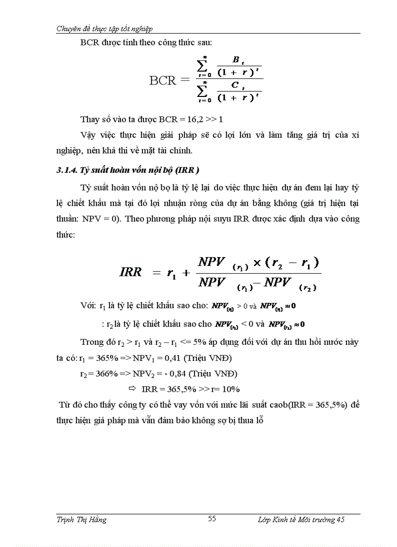 image for page Đánh giá hiệu quả Kinh tế Xã hội và Môi trường của việc thực hiện giải pháp tái sử dụng nước thải tại Công ty cổ phần Cao Su Sao Vàng Hà Nội
