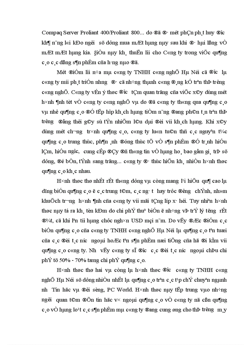 image for page Giải pháp nâng cao khả năng cạnh tranh trong việc kinh doanh máy tính và thiết bị tin học của công ty TNHH công nghệ Hà Nội