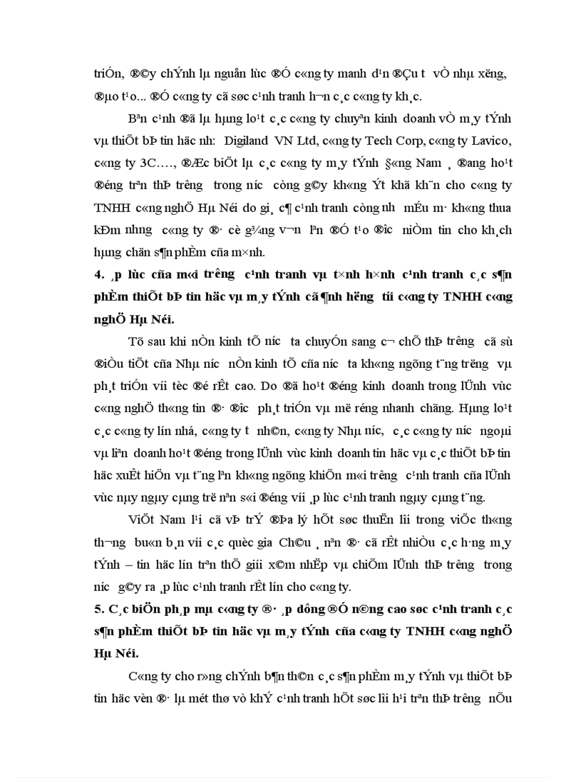 image for page Giải pháp nâng cao khả năng cạnh tranh trong việc kinh doanh máy tính và thiết bị tin học của công ty TNHH công nghệ Hà Nội