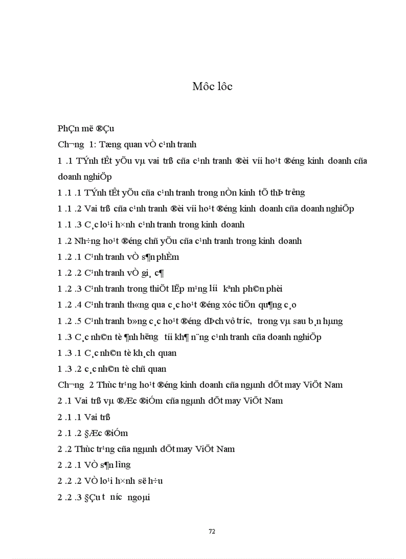 image for page Một số biện pháp nâng cao khả năng cạnh tranh của hàng dệt may Việt Nam trên thị trường thế giới