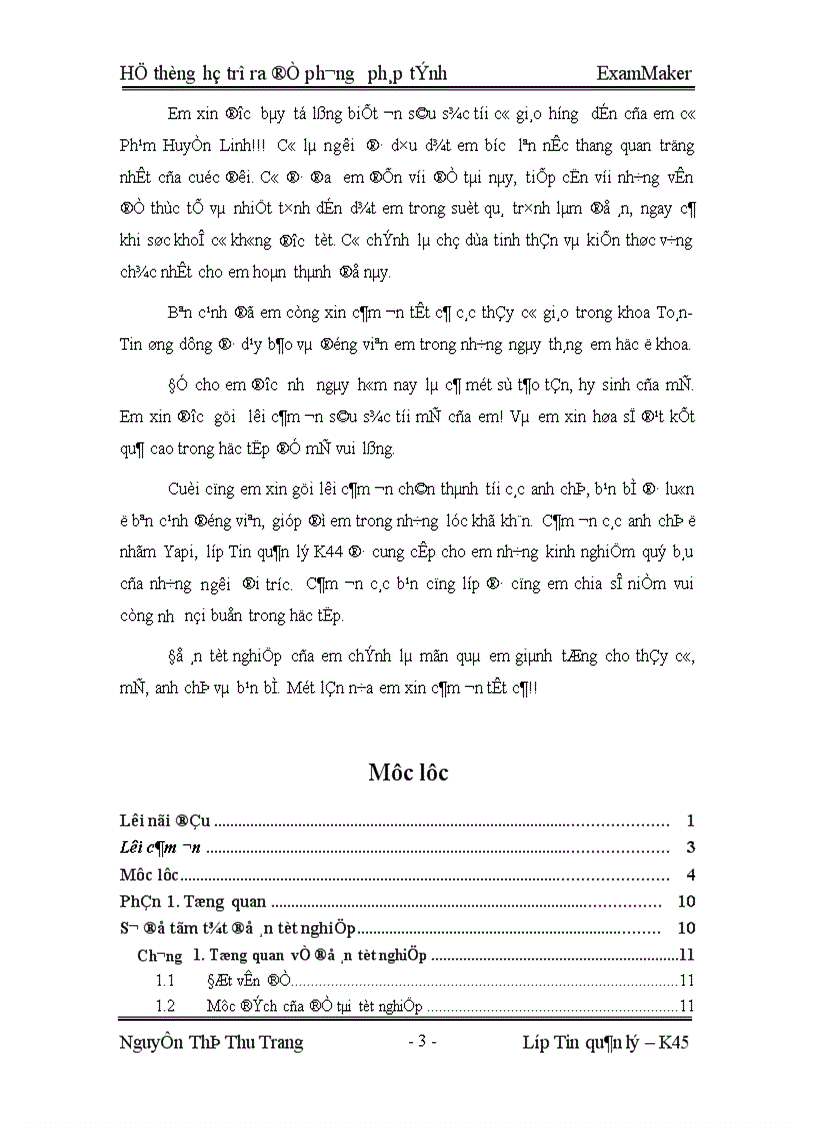 Hệ thống hỗ trợ ra đề phương pháp tính ExamMaker