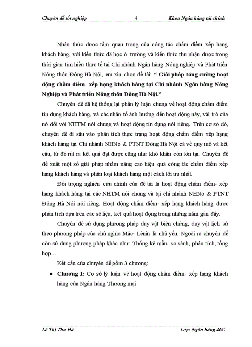 image for page Giải pháp tăng cường hoạt động chấm điểm xếp hạng khách hàng tại Chi nhánh Ngân hàng Nông Nghiệp và Phát triển Nông thôn Đông Hà Nội
