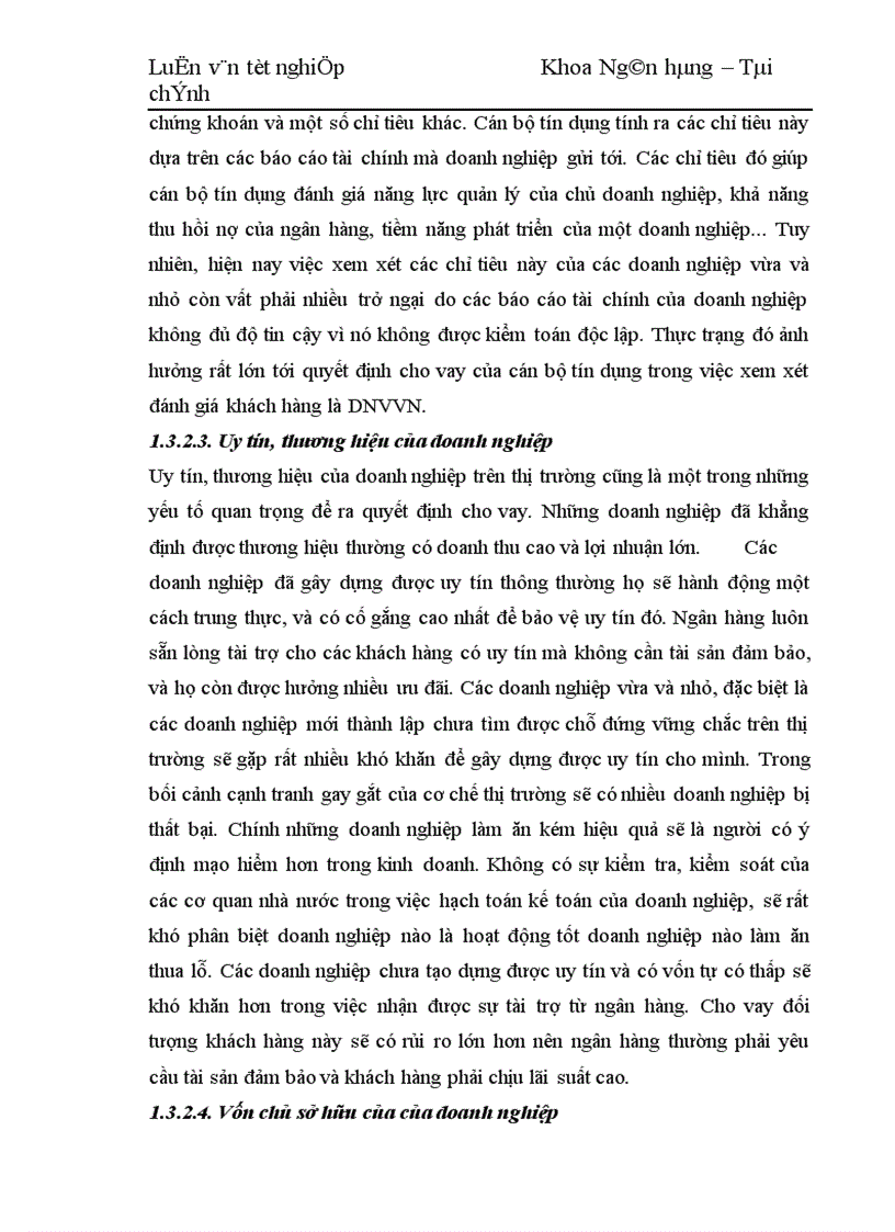 image for page Mở rộng tín dụng doanh nghiệp vừa và nhỏ tại NHNo PTNT Việt Nam chi nhánh Thăng Long