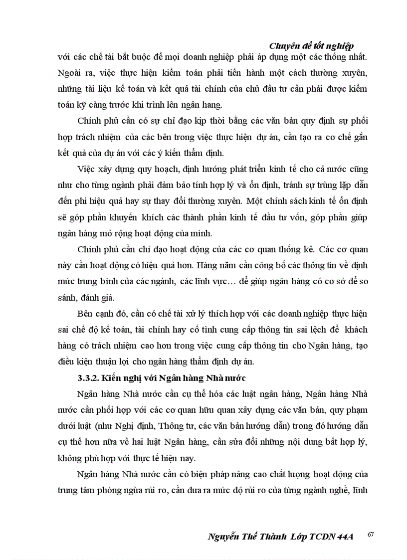 image for page Nâng cao chất lượng thẩm định tài chính dự án trong hoạt động cho vay tại ngân hàng ngoại thương chi nhánh Hà Nội