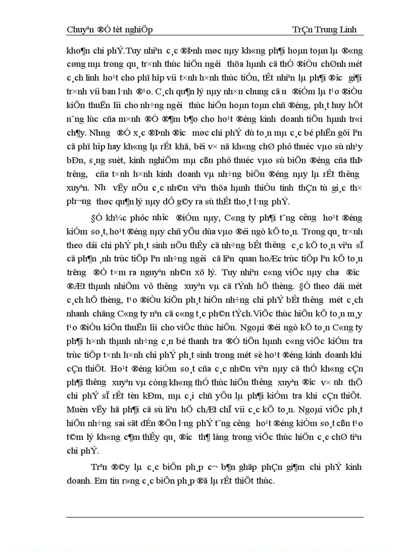 image for page Biện pháp giảm chi phí kinh doanh ở công ty Đầu Tư Xây lắp Thương Mại