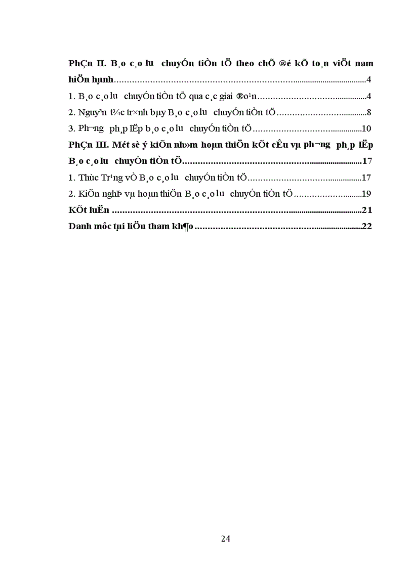 image for page Bàn về Báo cáo lưu chuyển tiền tệ trong doanh nghiệp việt nam hiện nay