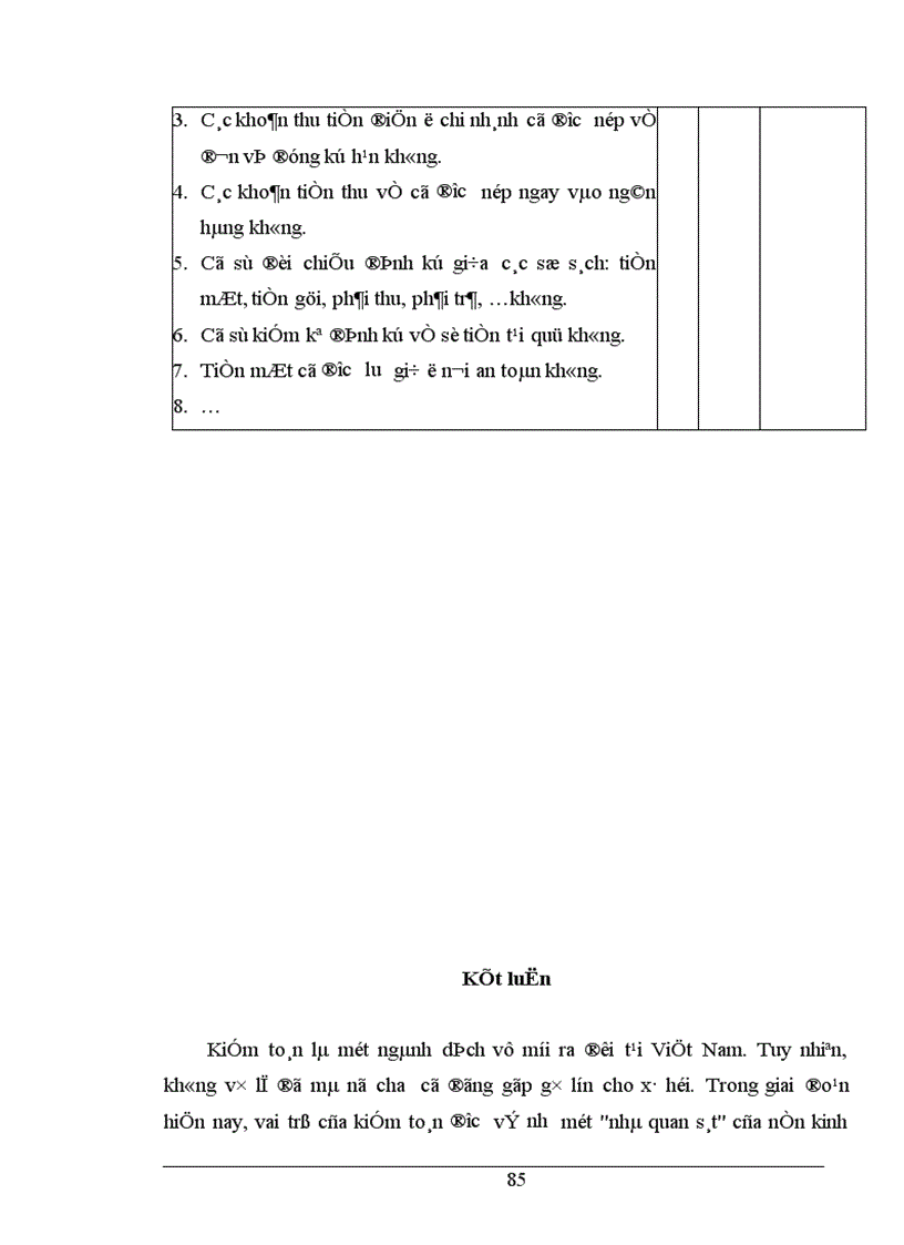 image for page Hoàn thiện quy trình đánh giá trọng yếu và rủi ro trong giai đoạn lập kế hoạch kiểm toán BCTC tại Công ty Kiểm toán Việt Nam 1