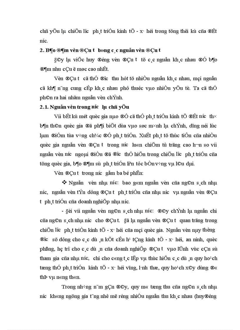 image for page Một số giải pháp nhằm bảo đảm vốn đầu tư cho phát triển kinh tế xã hội trên địa bàn tỉnh Yên Bái thời kỳ 2006 2010