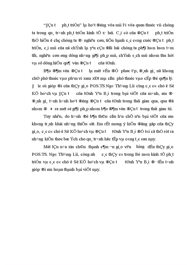 image for page Một số giải pháp nhằm bảo đảm vốn đầu tư cho phát triển kinh tế xã hội trên địa bàn tỉnh Yên Bái thời kỳ 2006 2010