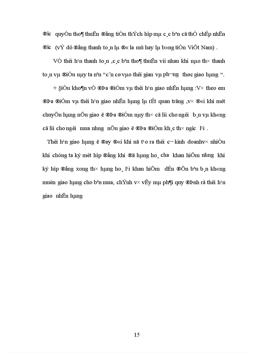 image for page Phân tích những điều khoản chủ yếu của hợp đồng