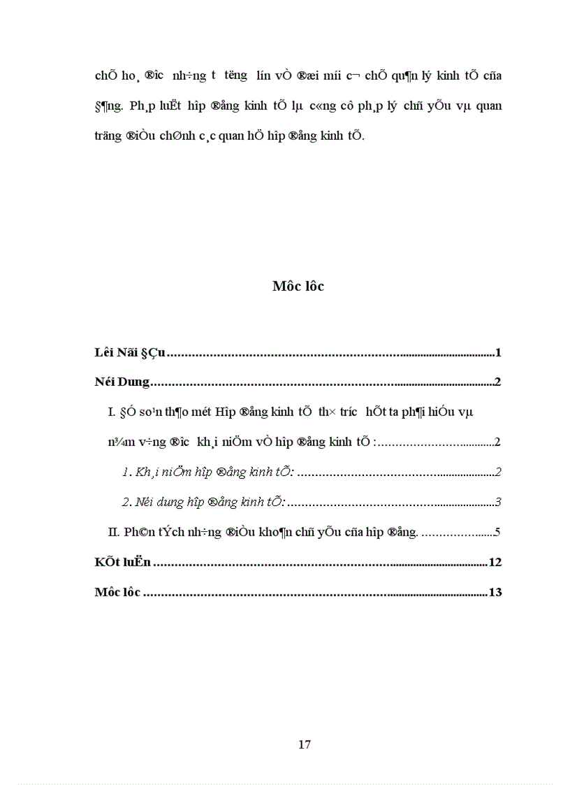 image for page Phân tích những điều khoản chủ yếu của hợp đồng