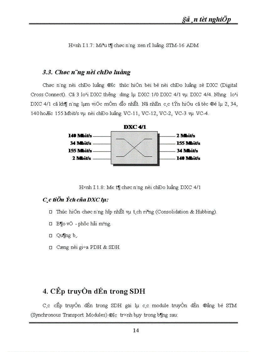 image for page Kỹ thuật truyền dẫn đồng bộ SDH ứng dụng kỹ thuật truyền dẫn SDH vào mạng cáp quang Hà Nội 1