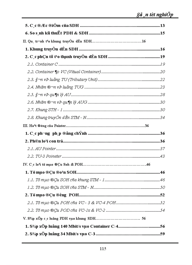 image for page Kỹ thuật truyền dẫn đồng bộ SDH ứng dụng kỹ thuật truyền dẫn SDH vào mạng cáp quang Hà Nội 1