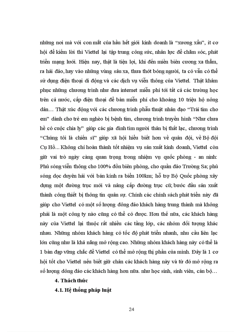 image for page Sử dụng Phân tích SWOT đối với VIETTEL