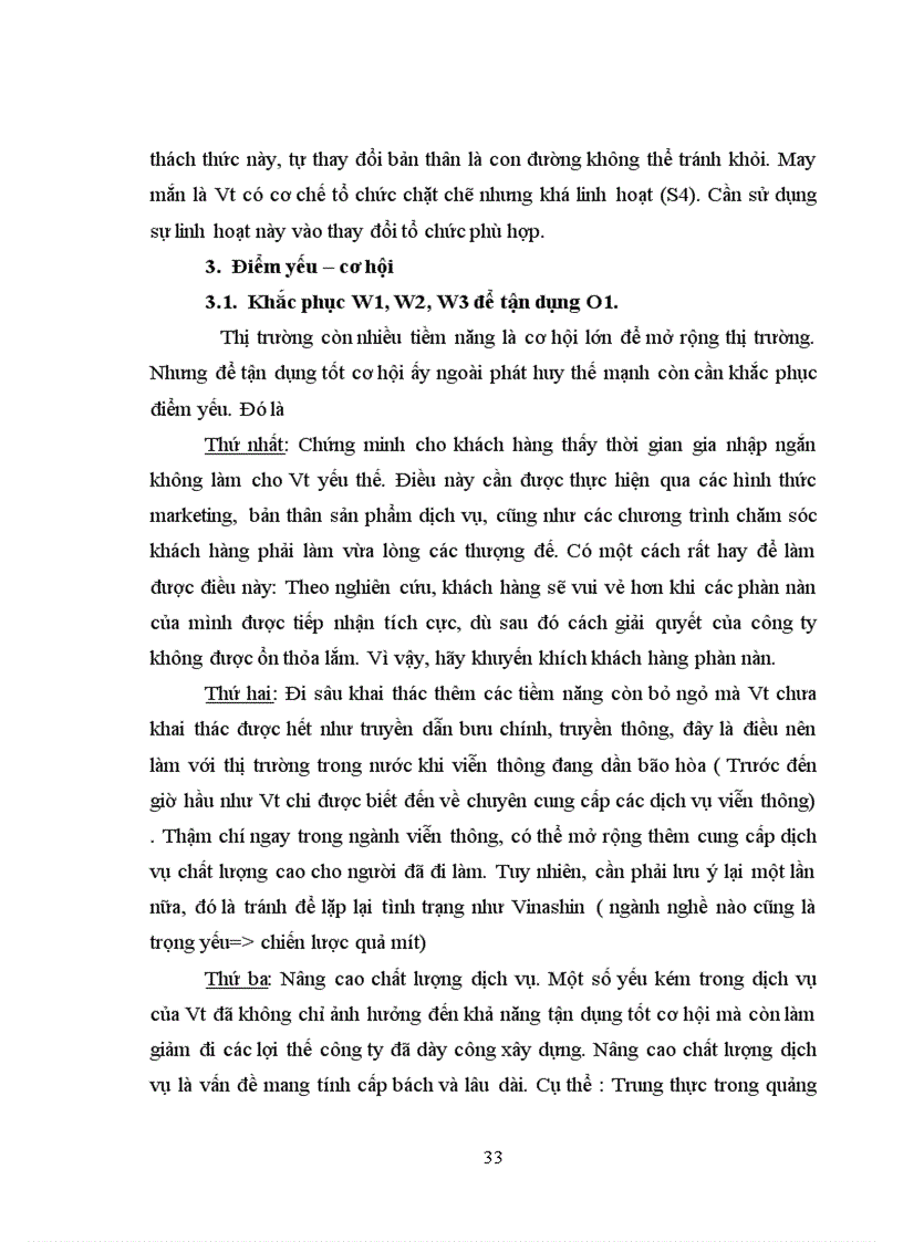 image for page Sử dụng Phân tích SWOT đối với VIETTEL