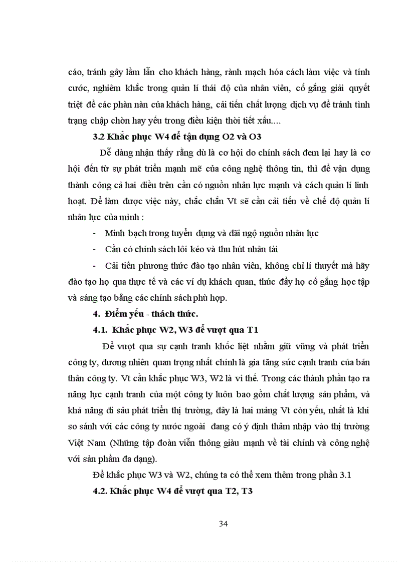 image for page Sử dụng Phân tích SWOT đối với VIETTEL