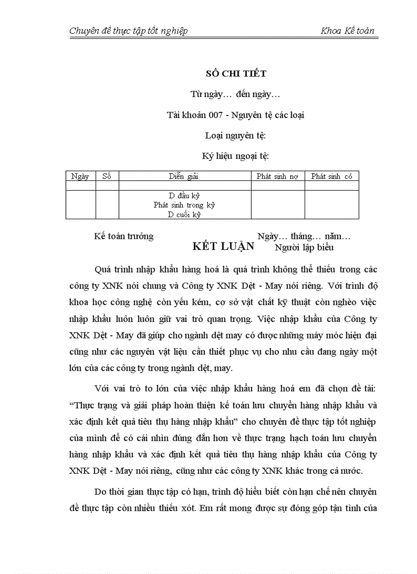 image for page Thực trạng và giải pháp hoàn thiện kế toán lưu chuyển hàng nhập khẩu và xác định kết quả tiêu thụ hàng nhập khẩu tại công ty xuất nhập khẩu Dệt May 1