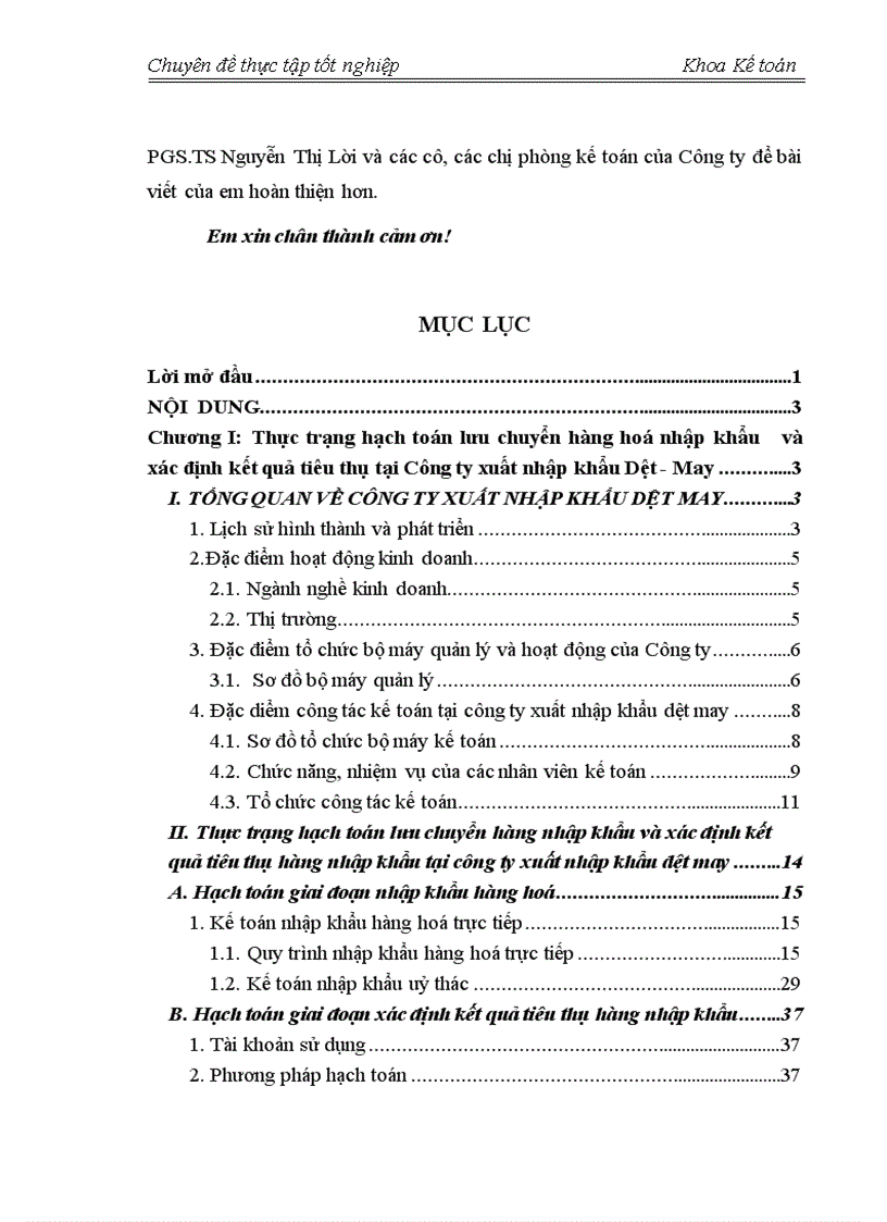 image for page Thực trạng và giải pháp hoàn thiện kế toán lưu chuyển hàng nhập khẩu và xác định kết quả tiêu thụ hàng nhập khẩu tại công ty xuất nhập khẩu Dệt May 1