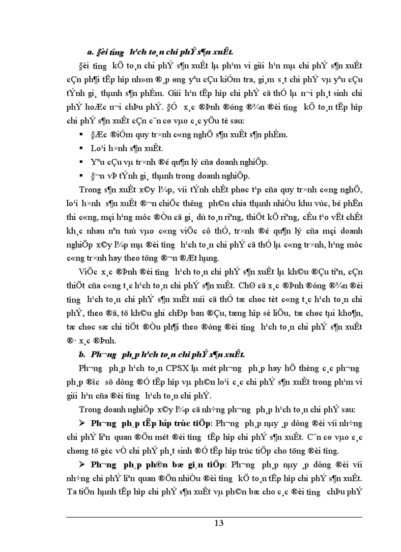 image for page Tổ chức hạch toán chi phí sản xuất và tính giá thành sản phẩm tại Công ty xây dựng Sông Đà II 1