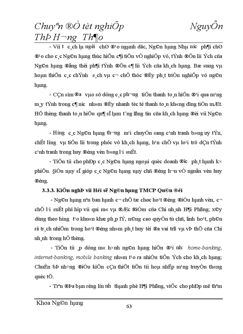 image for page Hoạt động huy động vốn tại Ngân hàng Thương mại Cổ phần Quân đội chi nhánh Hải Phòng thực trạng và giải pháp 1