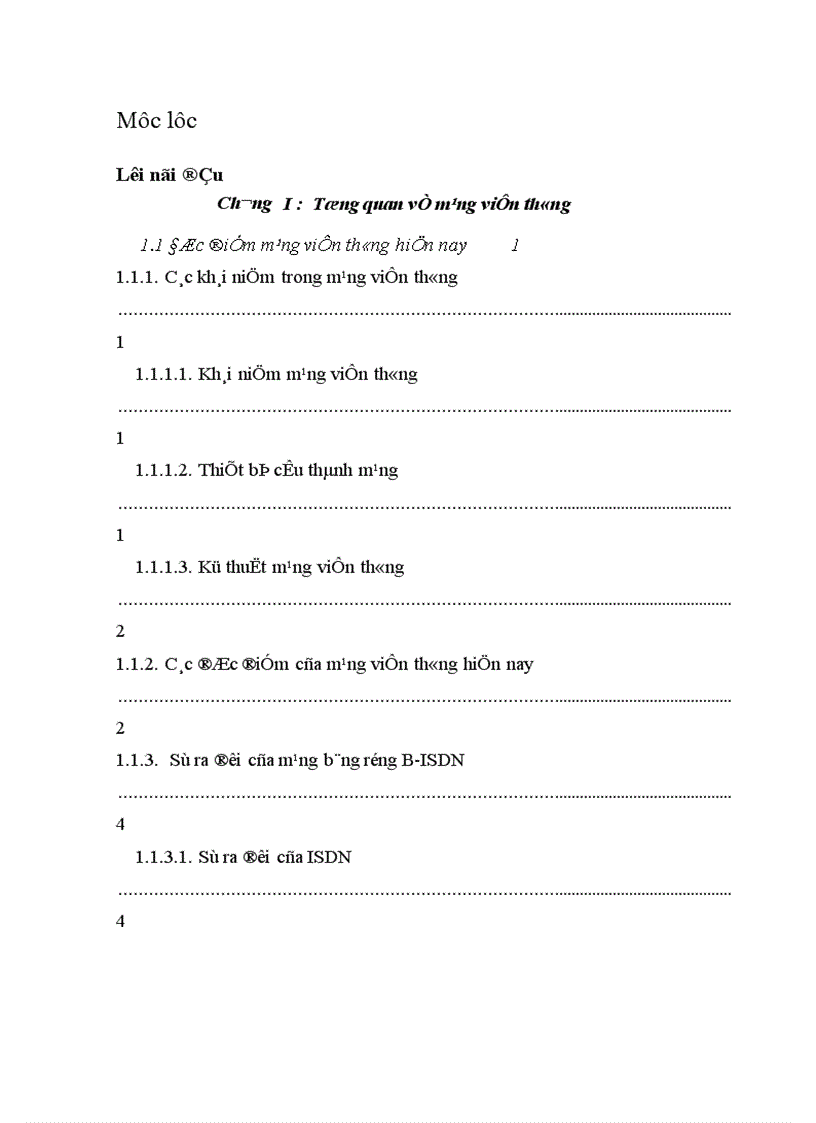 image for page Kỹ thuật liên kết mạng trong B ISDN