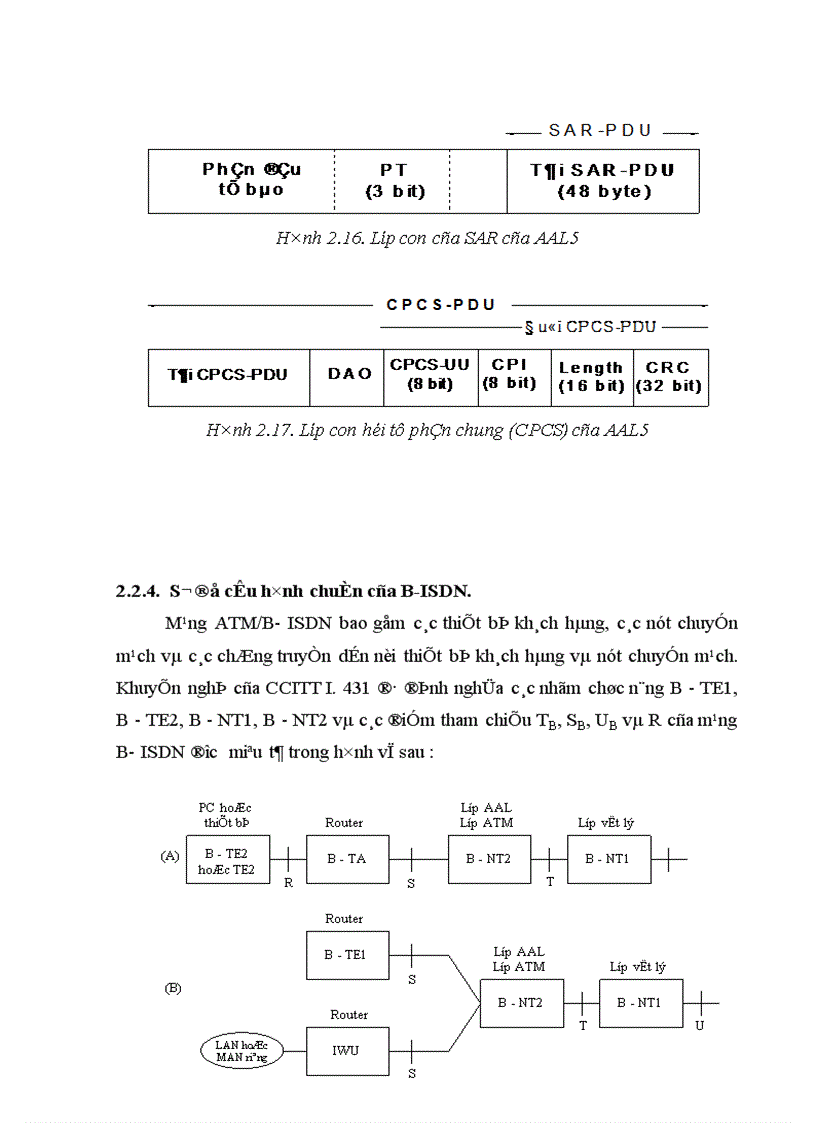 image for page Kỹ thuật liên kết mạng trong B ISDN