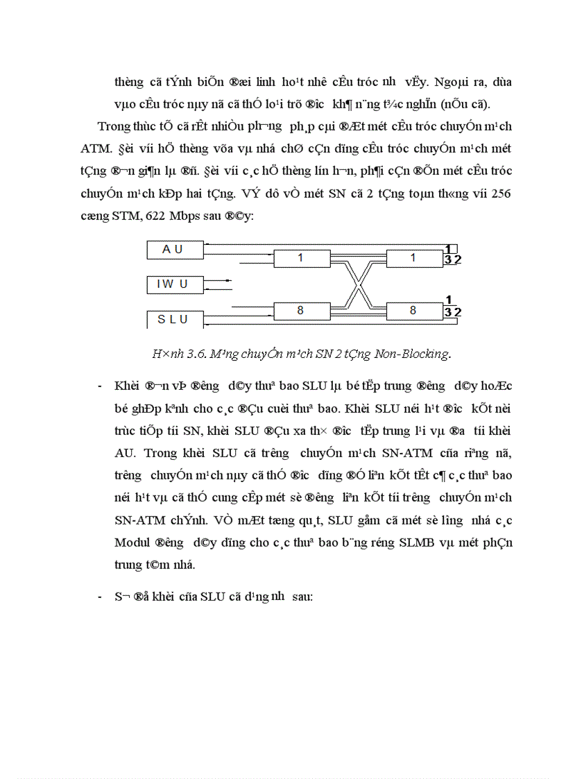 image for page Kỹ thuật liên kết mạng trong B ISDN