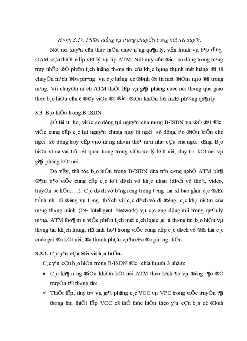 image for page Kỹ thuật liên kết mạng trong B ISDN