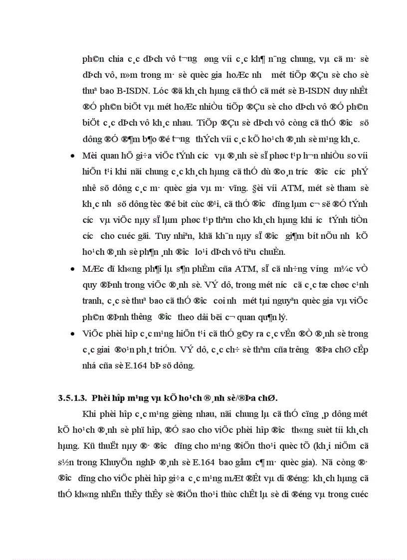 image for page Kỹ thuật liên kết mạng trong B ISDN