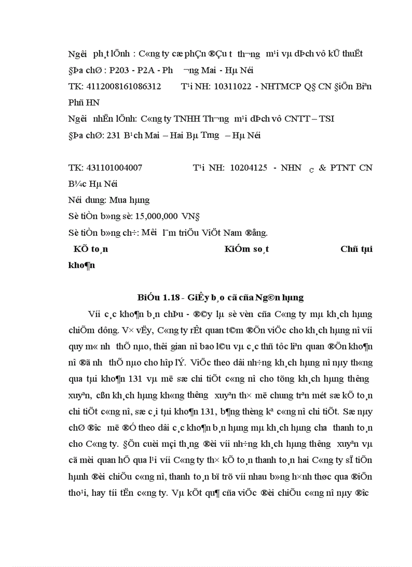 image for page Kế toán lưu chuyển hàng hoá và xác định kết quả tiêu thụ hàng hoá tại công ty TNHH thương mại dịch vụ công nghệ thông tin TSI 1