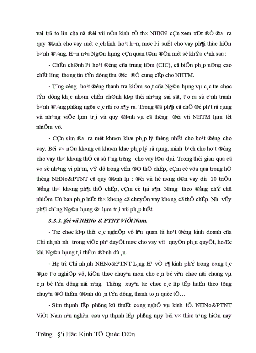 image for page Hiệu quả tín dụng đối với các Doanh Nghiệp Ngoài Quốc Doanh tại Chi Nhánh Ngân hàng Nông Nghiệp và phát triển Nông thôn Láng Hạ 1