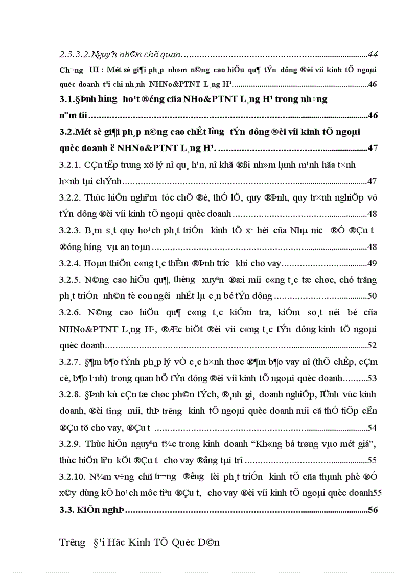 image for page Hiệu quả tín dụng đối với các Doanh Nghiệp Ngoài Quốc Doanh tại Chi Nhánh Ngân hàng Nông Nghiệp và phát triển Nông thôn Láng Hạ 1